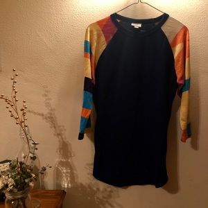 LulaRoe Multicolored Randy Tee